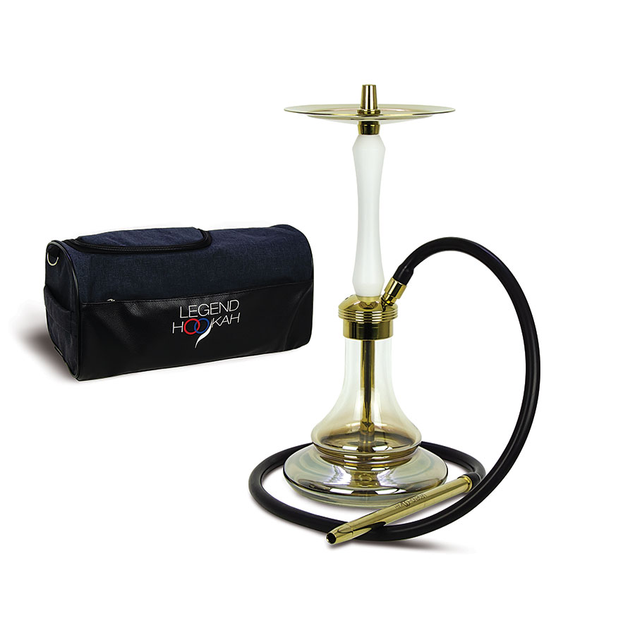 LEGEND HOOKAH Çantalı Çelik Nargile Takımı LH014 GBY Titanyum Gold 3 3 LH014 GBY CNT