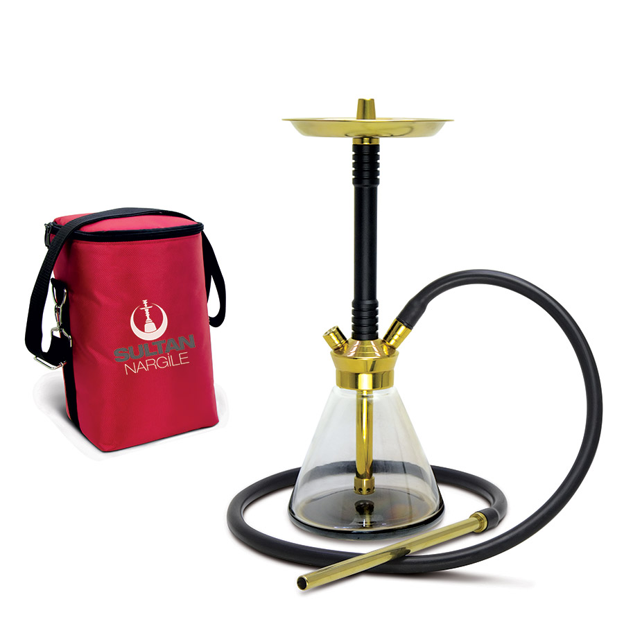 SULTAN NT120 Gold Çantalı Çelik Nargile Takımı 3 3 NT120 G1