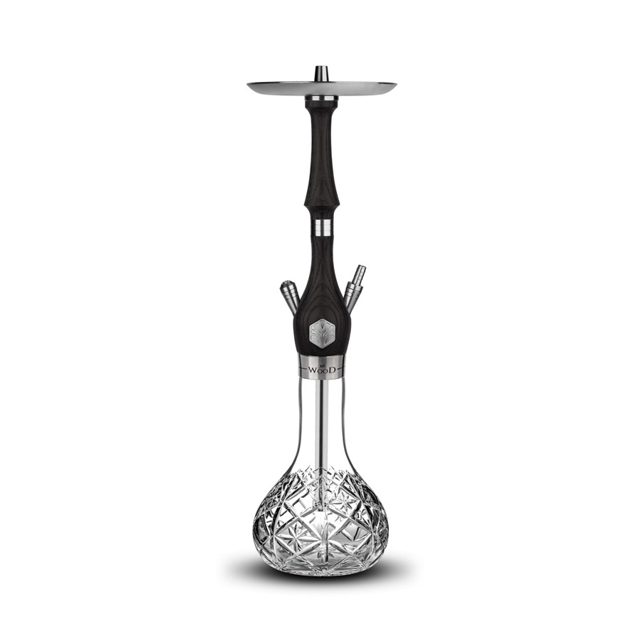 MR.WOOD Nargile Takımı - Black Craft Kristal Şişe (Marpuç Dahil) 3 3 black craft kristal sise marpuc dahil