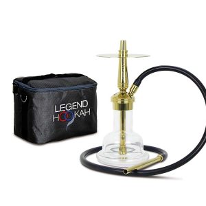 LEGEND HOOKAH Gold Çantalı Çelik Nargile Takımı